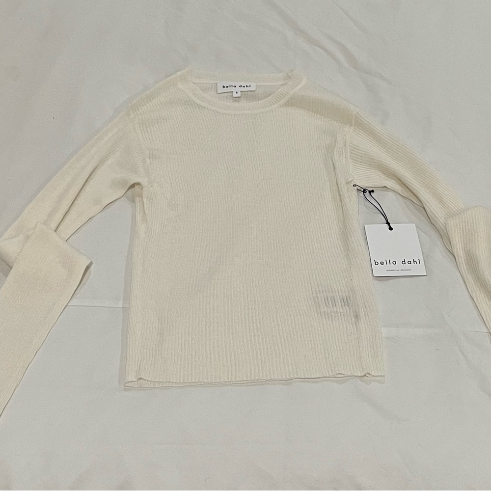 New With Tags/Never Worn: Bella Dahl Mazzy Long Sleeve Crewneck sweater